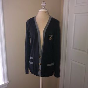 Delia’s faux military XL cardigan